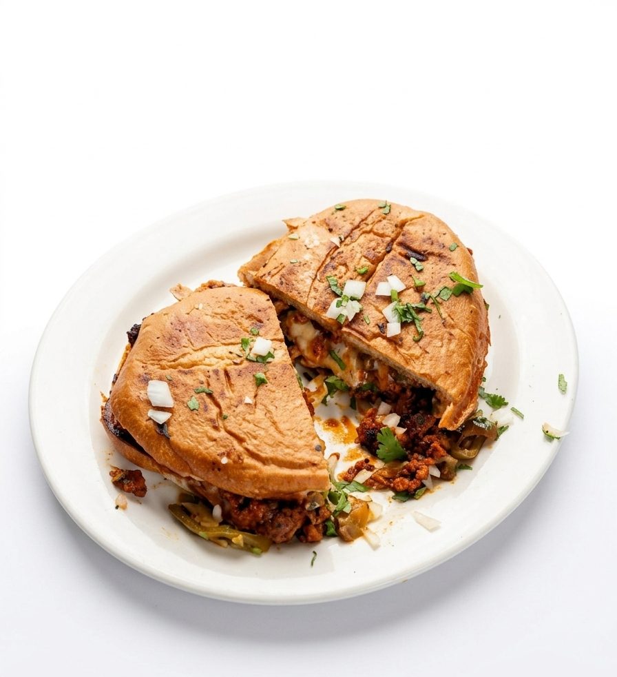 Torta cubana at La Azteca Taqueria